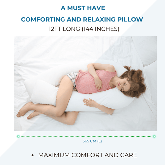 12 FT Maternity Pillow / Pregnancy Pillow - No Case