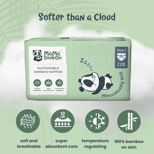 Mama Bamboo Sustainable Nappies DS