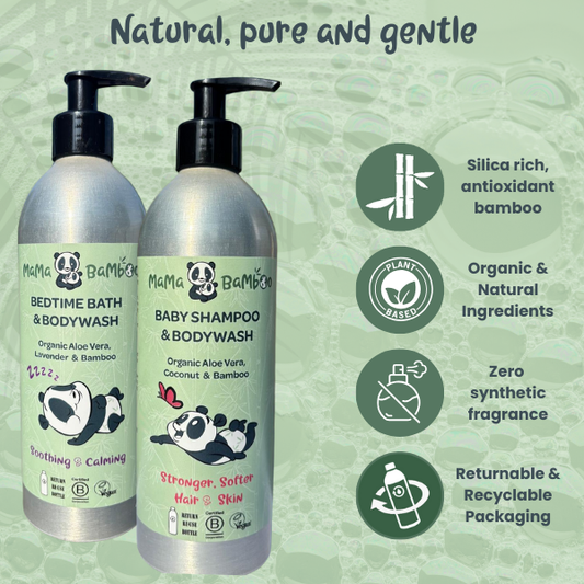 Mama Bamboo Organic Baby Shampoo DS