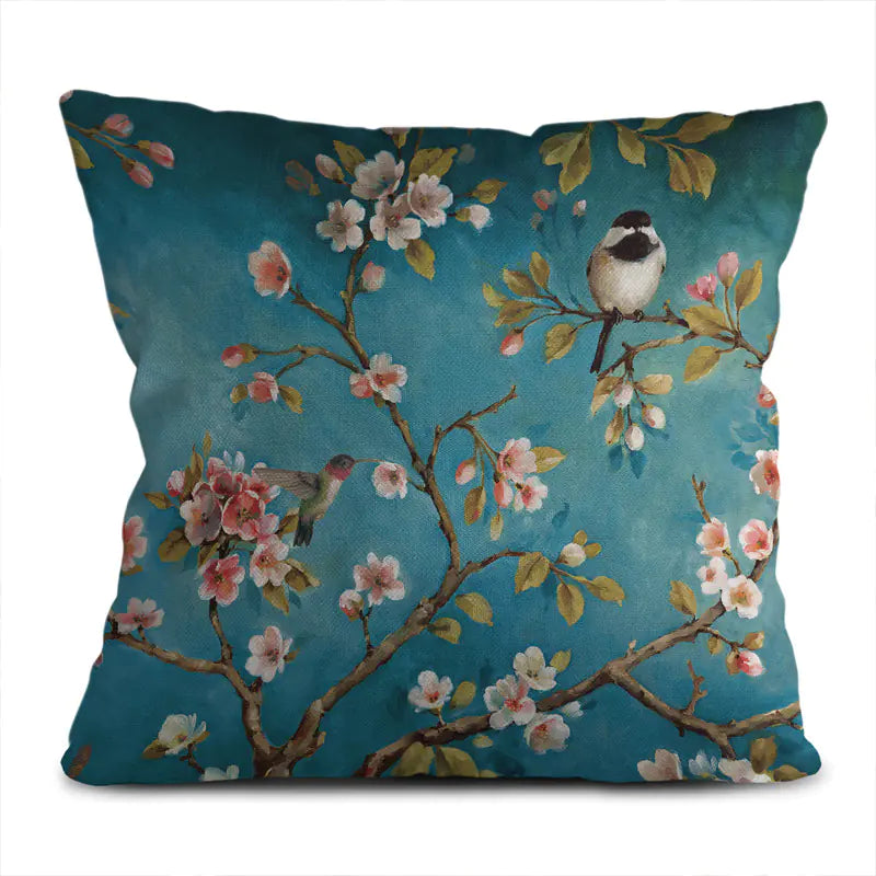 Super Soft Nature Print Pillowcase β Decorative Cushion Cover 45cm