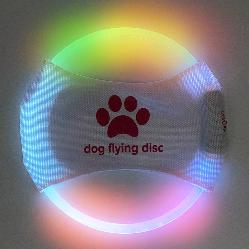 Pet LED Durable Accessory Night Rechargeable Frisbee