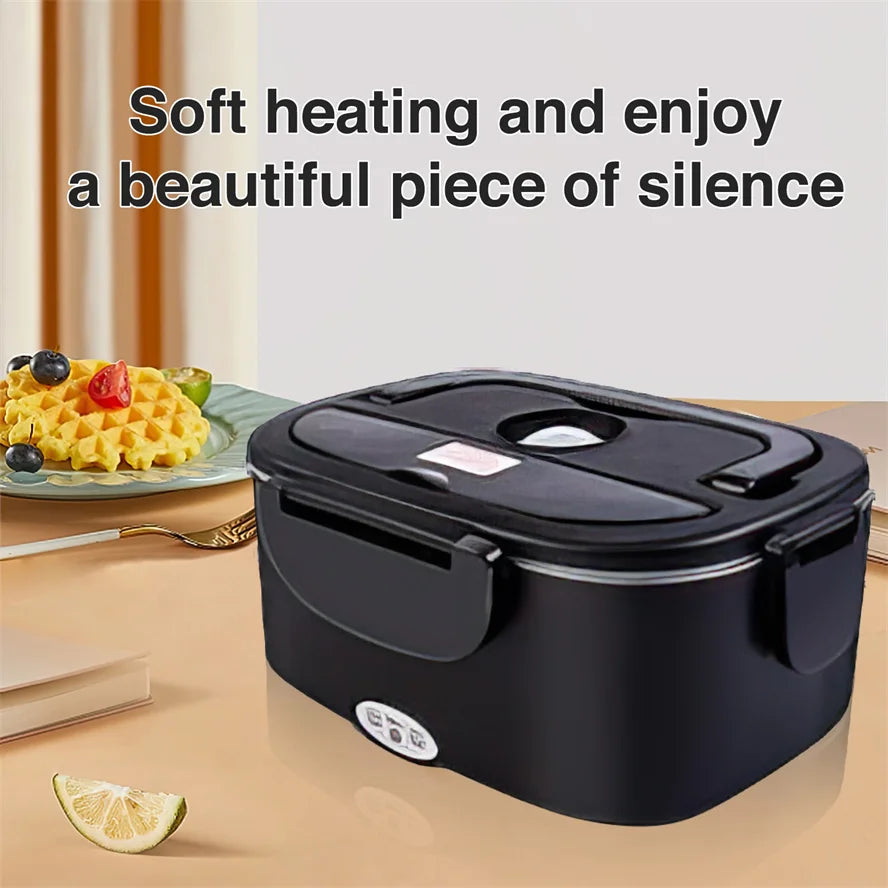 2 in 1 Car Home Portable Electric Lunch Box 12V/24V/110V/220V