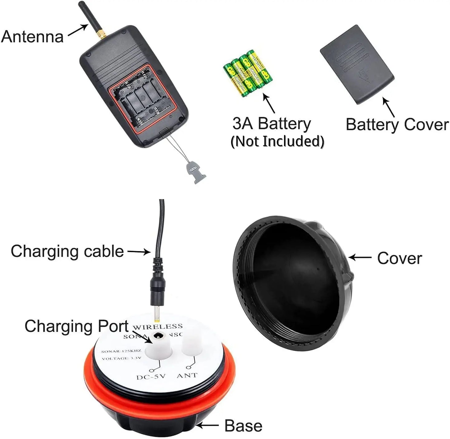 Wireless Sonar Portable Fishing Detector