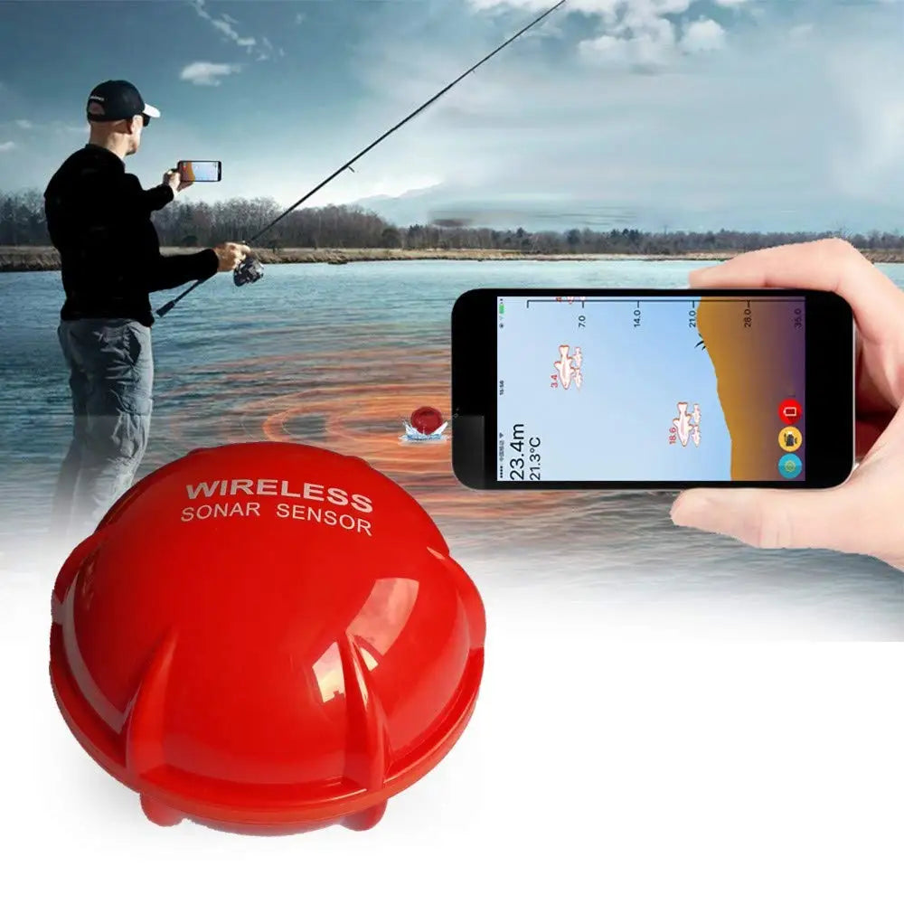 Wireless Bluetooth Smart Sonar Fish Finder 48m/160ft