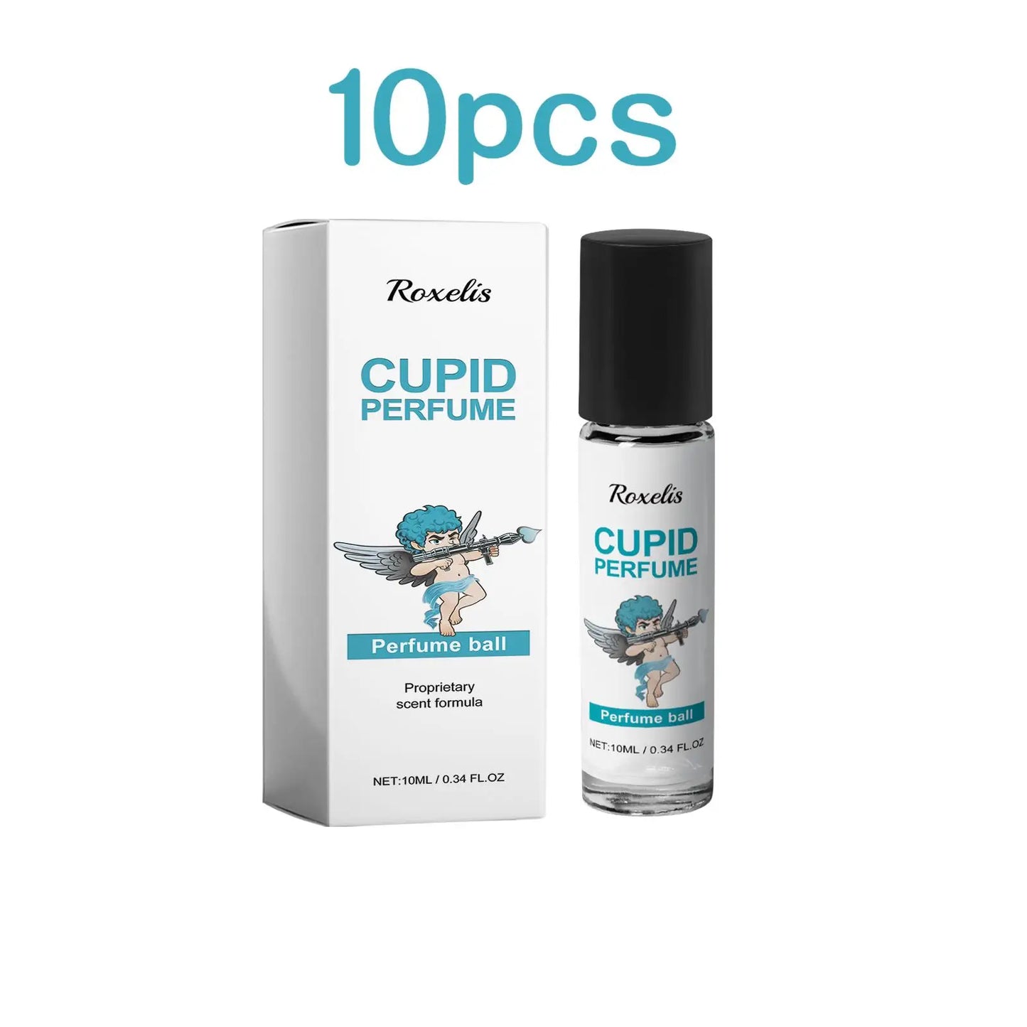 Roxelis 10ml Cupid Cologne Fragrance Perfume Roller Ball Long Lasting Fresh Charm Wrist Neck Ear Glamour Gentleman Style Perfume