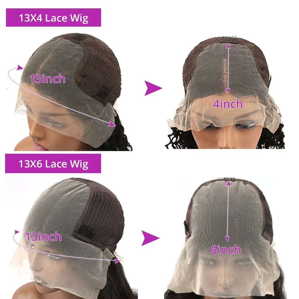 99J Burgundy Colored Curly Wig Transparent 13x6 Lace Frontal Human Hair Preplucked 13x4 HD Lace Frontal Deep Wave Wigs For Women
