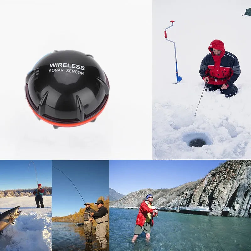 Wireless Bluetooth Smart Sonar Fish Finder 48m/160ft
