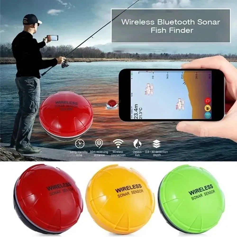 Wireless Bluetooth Smart Sonar Fish Finder 48m/160ft