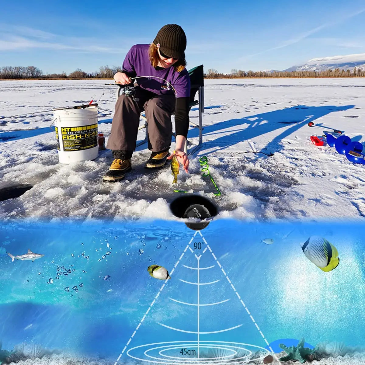 Wireless Sonar Portable Fishing Detector