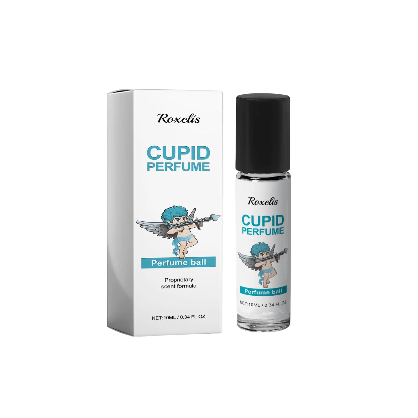 Roxelis 10ml Cupid Cologne Fragrance Perfume Roller Ball Long Lasting Fresh Charm Wrist Neck Ear Glamour Gentleman Style Perfume