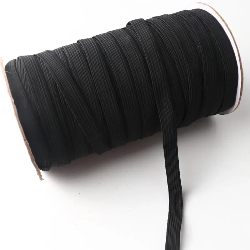 5M High Elastic Mask Band – Nylon-Like Rubber Rope for Sewing, DIY Clothing, and Home Accessories (3mm–12mm