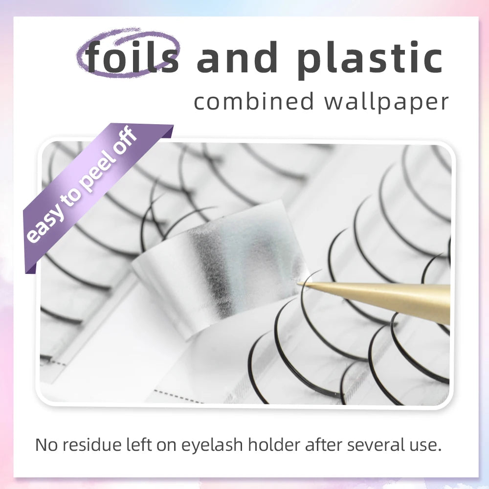 NAGARAKU A-Shape Tapered Flat Base Fluffy Eyelash Extension Spikes – Matte Cluster Makeup