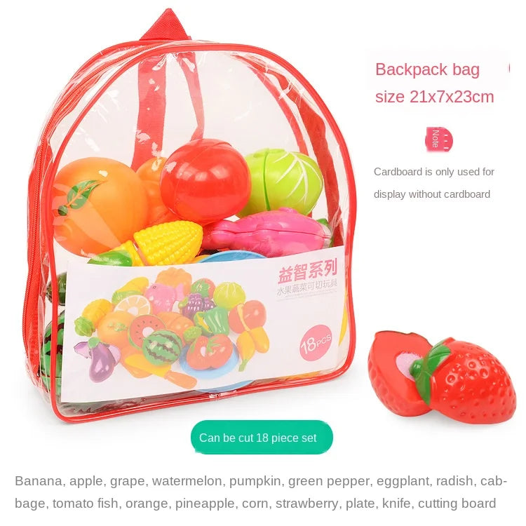 Kitchen Fun Cutting Fruits and Vegetables Food Play House