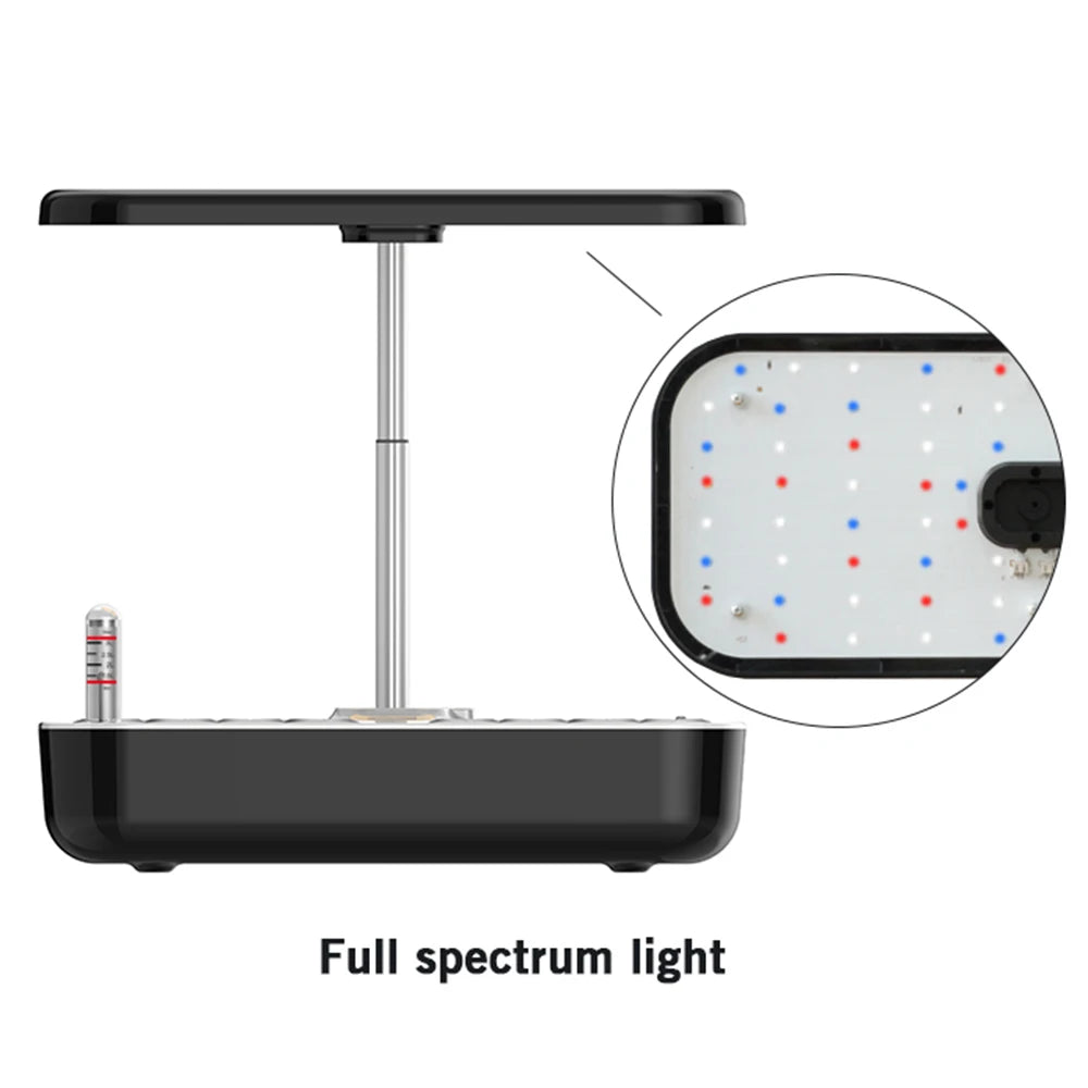 Hydroponics Growing System with LED Grow Light