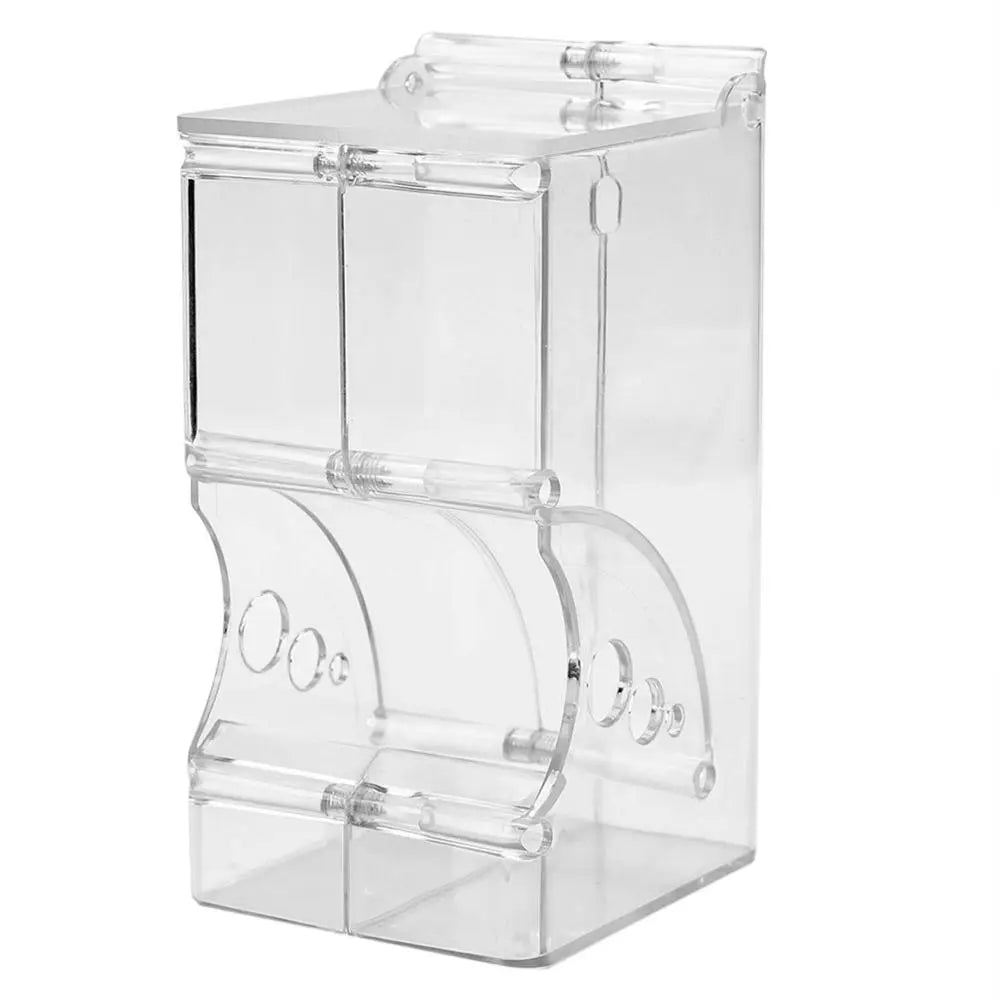 Hamster Rabbit Food Dispenser Feeder Plastic Automatic Hamster & Rabbit Food Dispenser – Clear Plastic Pet Feeder for Guinea Pigs and Small Animalsear Automatic Pet Feeder For Hamster Guinea Pigs Food Bowl Container