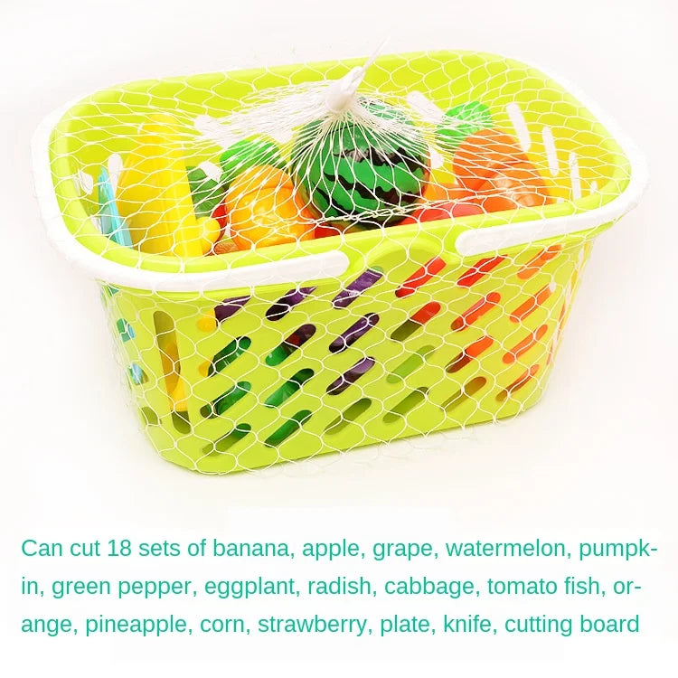 Kitchen Fun Cutting Fruits and Vegetables Food Play House
