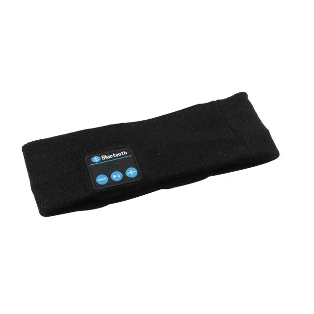 Wireless Stereo Bluetooth 5.0 Running Headband Eye Mask With Mic