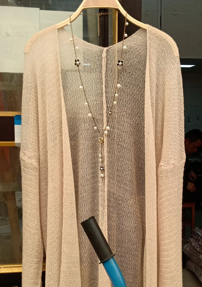 Long Summer Knitted Cardigan