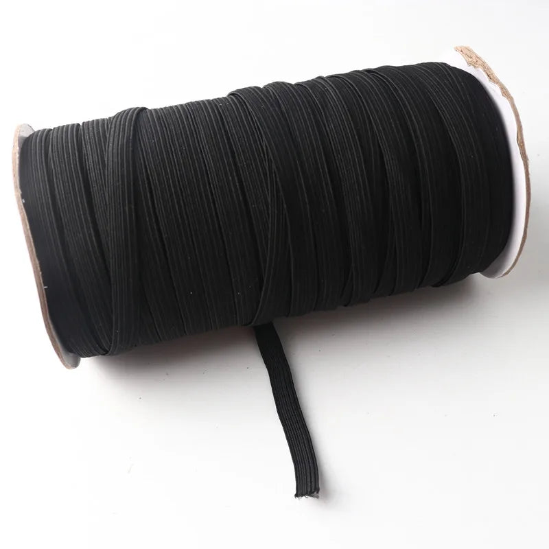 5M High Elastic Mask Band – Nylon-Like Rubber Rope for Sewing, DIY Clothing, and Home Accessories (3mm–12mm