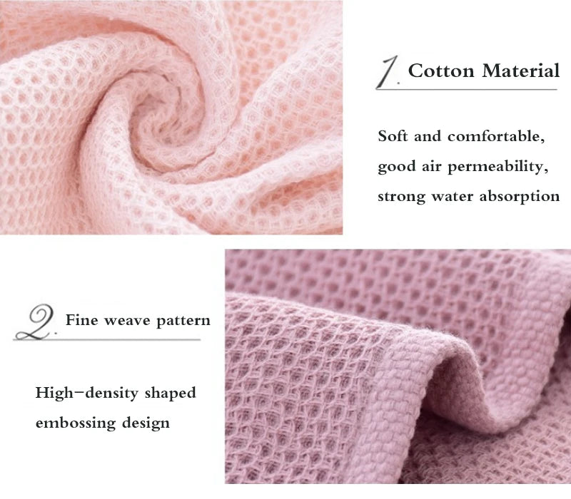 Honeycomb Strong Absorbent Cotton Hand Towel