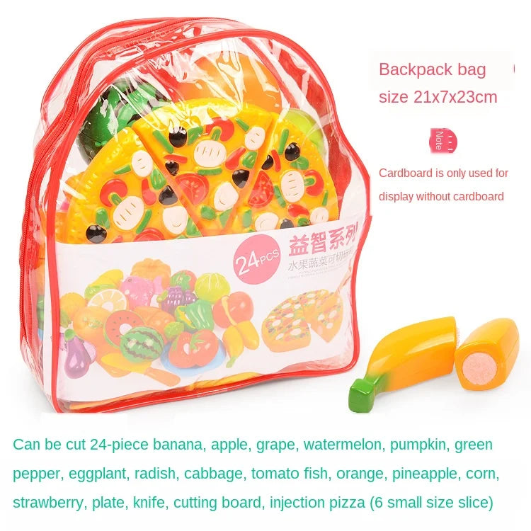 Kitchen Fun Cutting Fruits and Vegetables Food Play House