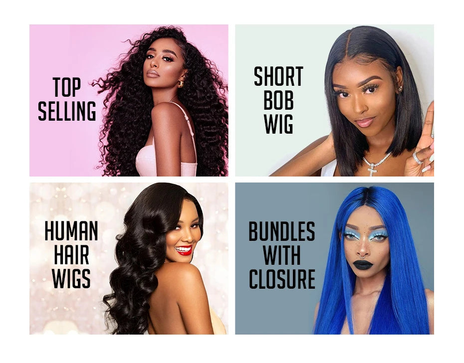 Deep Wave 250% High Density 13x6 HD Lace Frontal Human Hair Wig Brazilian Curly Water Wave Lace Frontal Wigs For Women CEXXY