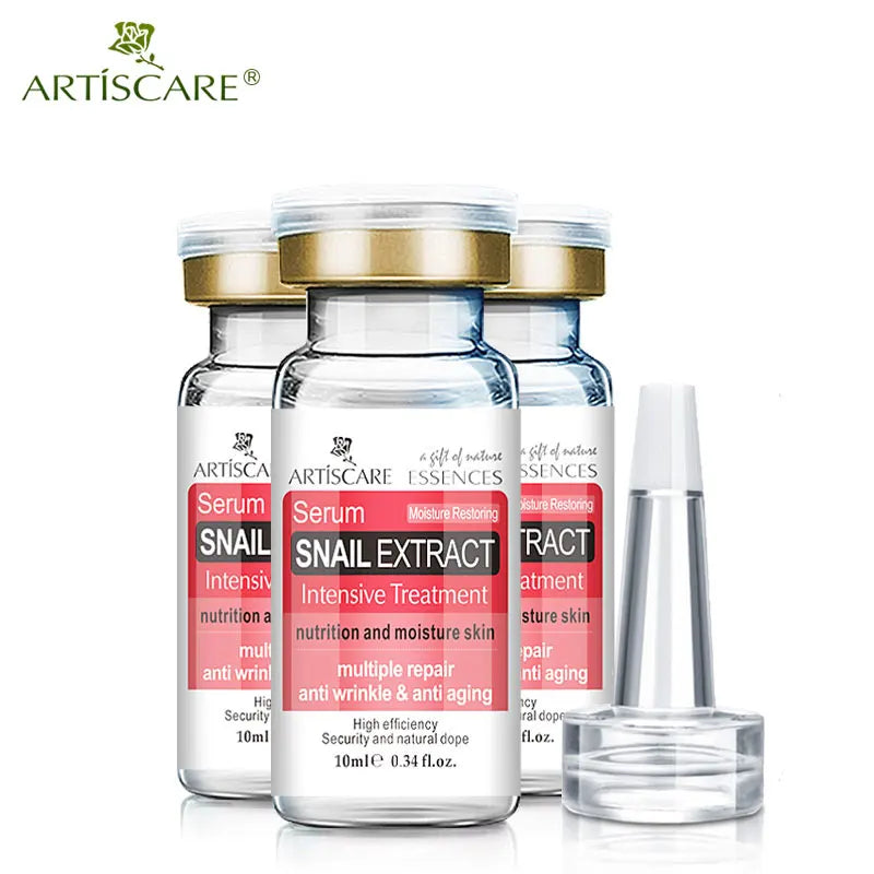 ARTISCARE Snail Serum 3pcs Moisturising Face Repair