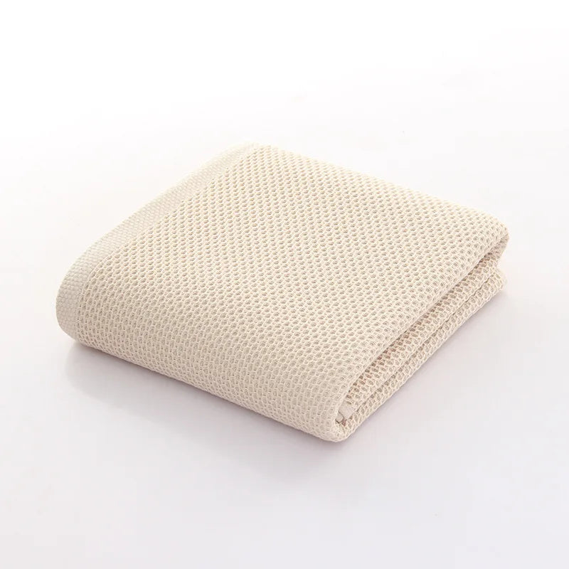 2/4 PCS 100% Cotton Bath Towels for Adults Children High Quality Waffle Towels Absorbent Quick Dry Soft Home Bathroom Washcloth