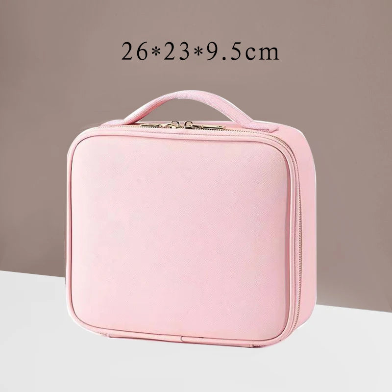 Waterproof PU Leather arge Capacity Storage Make up Cosmetic Bag