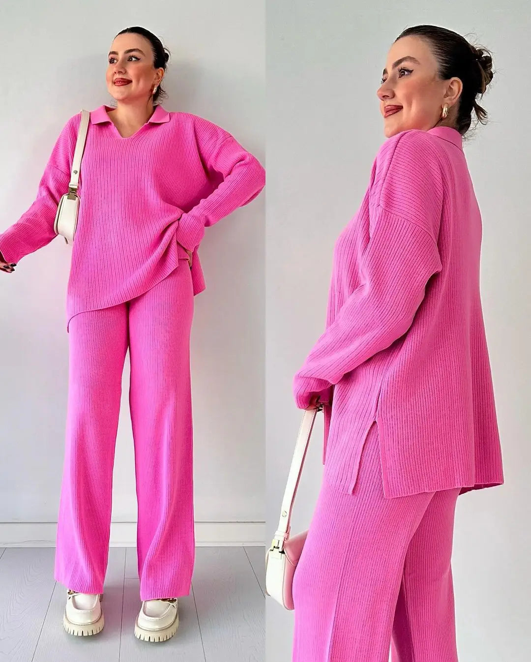 Two Piece Pant Knit Sweater