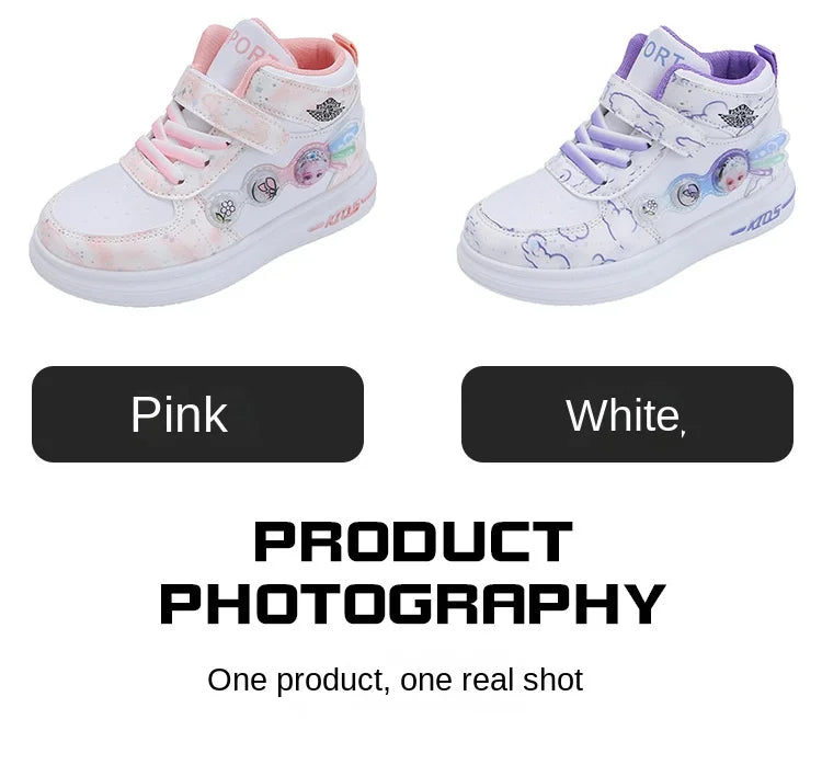 Girls’ Casual Elsa Princess Shoes – Stylish and Comfortable Footwear