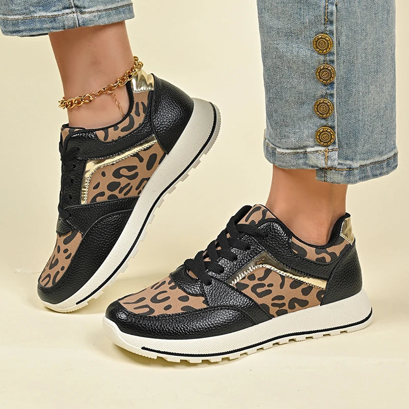 Leopard Print Platform Shoes