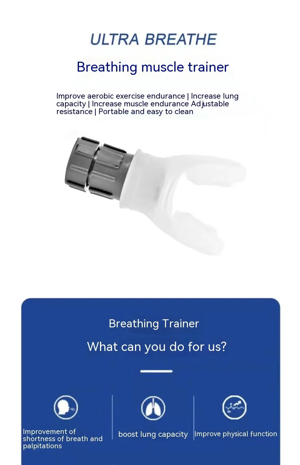 Lung Capacity Abdominal Breathing Machine