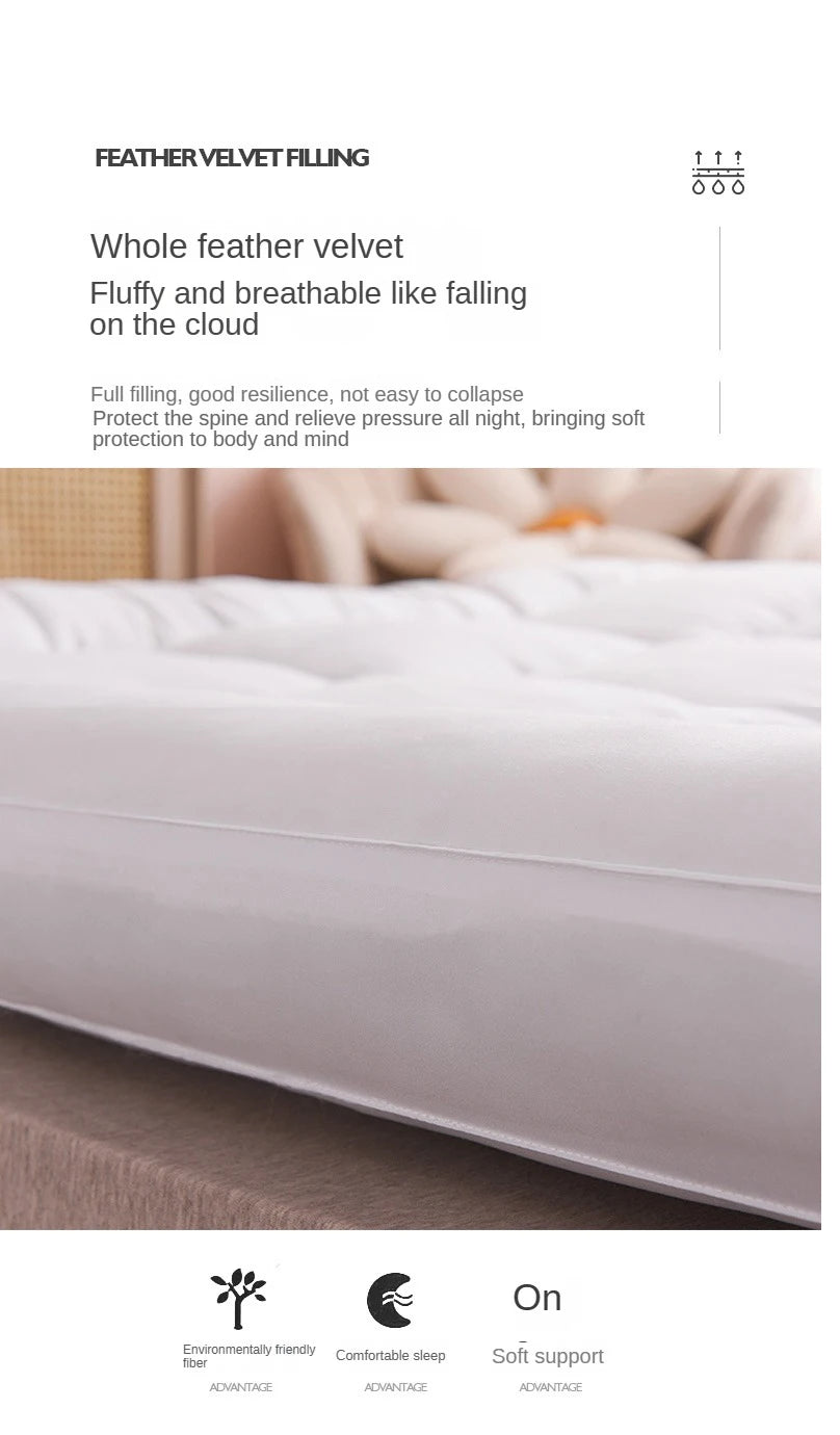 Queen Mattress Topper for Body Pain Relief