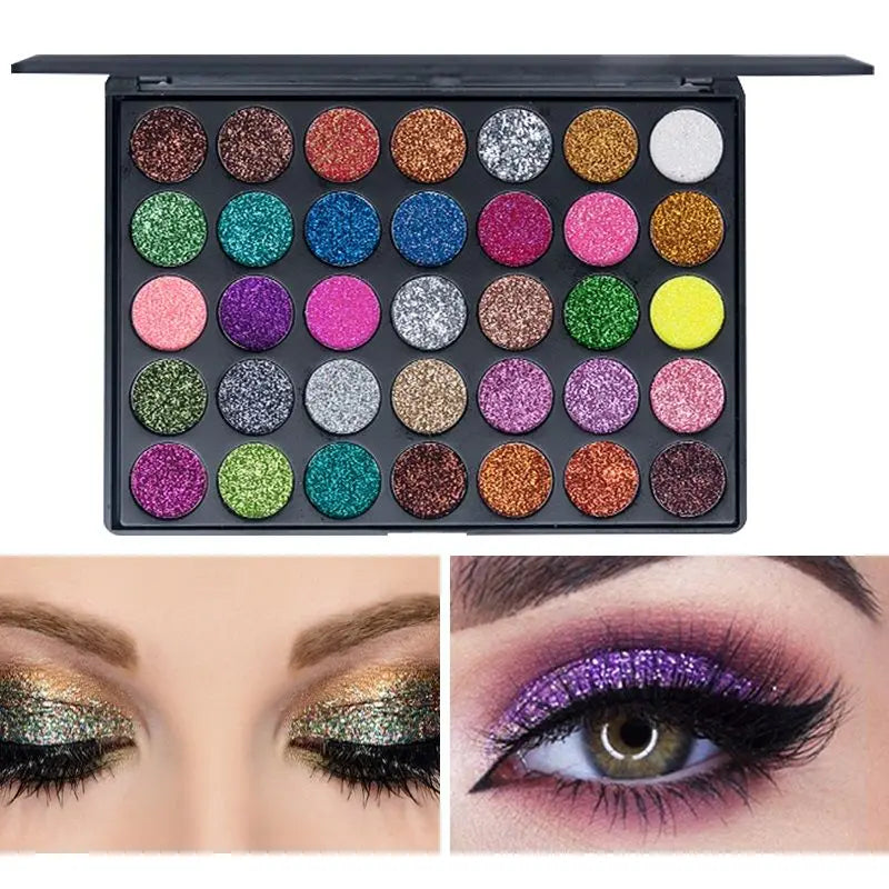 35 Colours Diamond Sequin Eyeshadow Palette