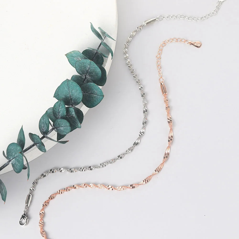 Rose Gold Twist Bracelet
