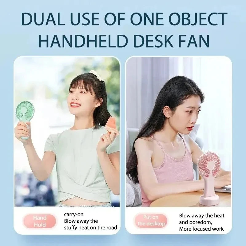 Portable USB Charging Handheld Mini Fan