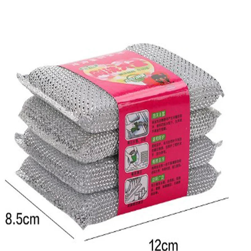 4pc Kitchen Dishwashing Sponge