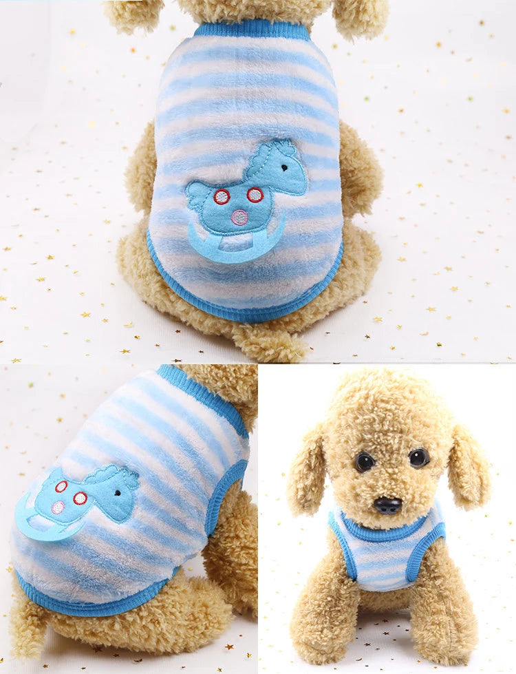 Cute Fleece Dog Winter Coat