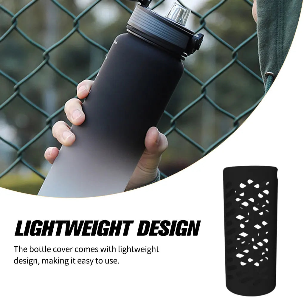 Silicone Cover Accessories Professional Anti-scratching Solid Color Protective Caps Replacement for 18-32-40oz Blue S