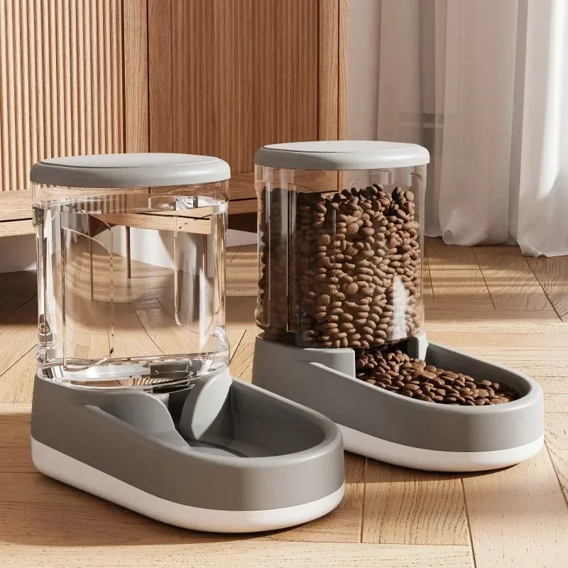 Automatic Pet Water Dispenser for Cats & Dogs – Flowing Water Feeder Without Electricity, Gravity-Fed Drinking Bowl, Large Capacity, Easy to Clean Pet Supplies