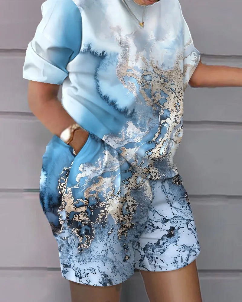 Two Piece Shorts Set
