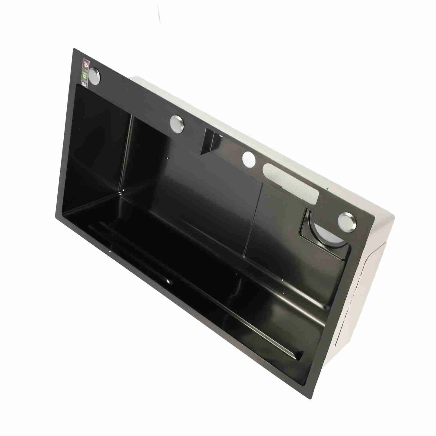 Smart Kitchen Sink Precision-Crafted Thick Gauge Brushed Stainless Steel-Digital Display Large Capacity Professional Washing
