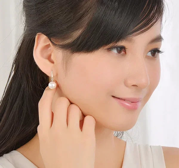 Sterling Silver Pearl Drop Earrings