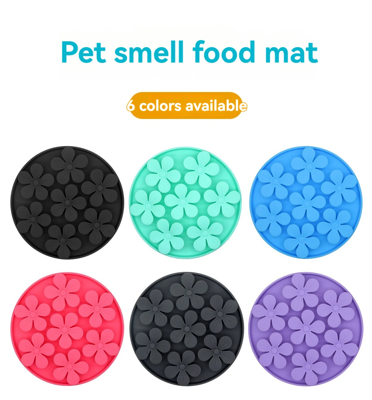 Silicone Slow Feed Mat for Cats & Dogs – Suction Cup Lick Pad and Treat Dispenser for Healthy Eating