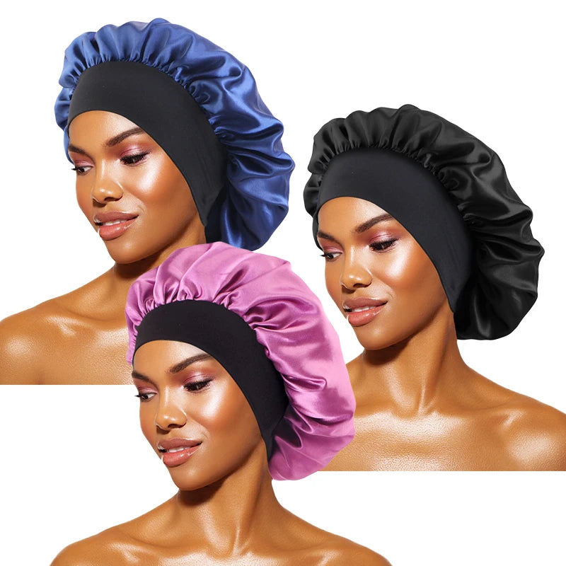 Satiin Elastic BandB Head Cap