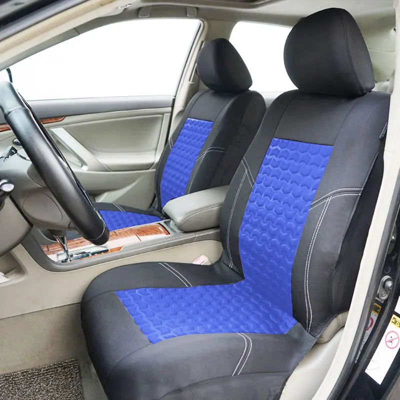 AUTOPLUSUniversal 2 Front Car Seat Covers Car Accessories Interior Fit For Most Car SUV Truck Van With 3mm Sponge Seat Cover Car