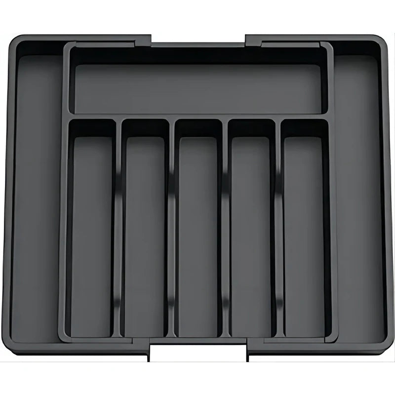 Expandable Cutlery Drawer Organiser, Adjustable Kitchen Utensil Tray Set, Compartment Flatware Storage Divider