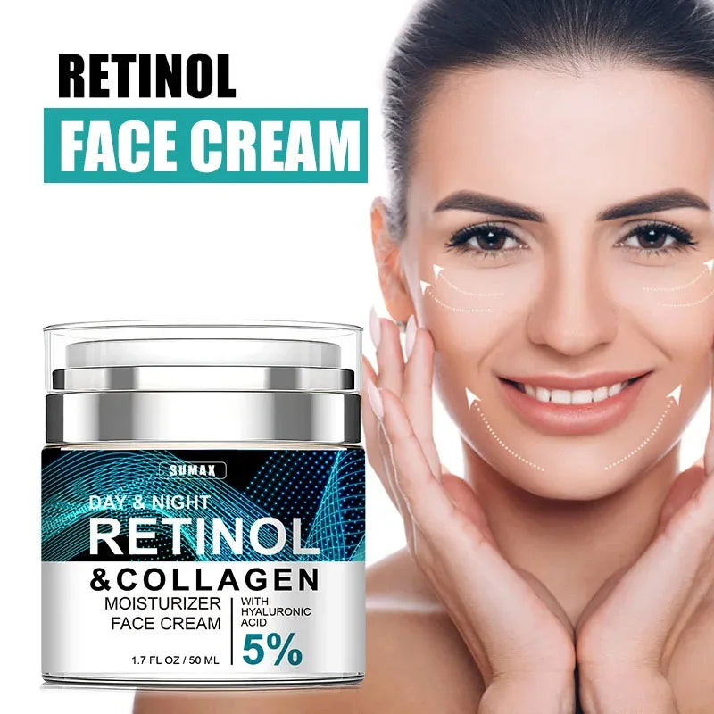 50ML Retinol Anti Aging Face Cream Moisturizing Wrinkle Remover