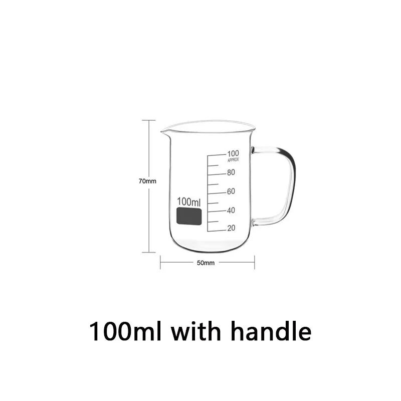 High Borosilicate Heat-resistant Glass Measuring Cup